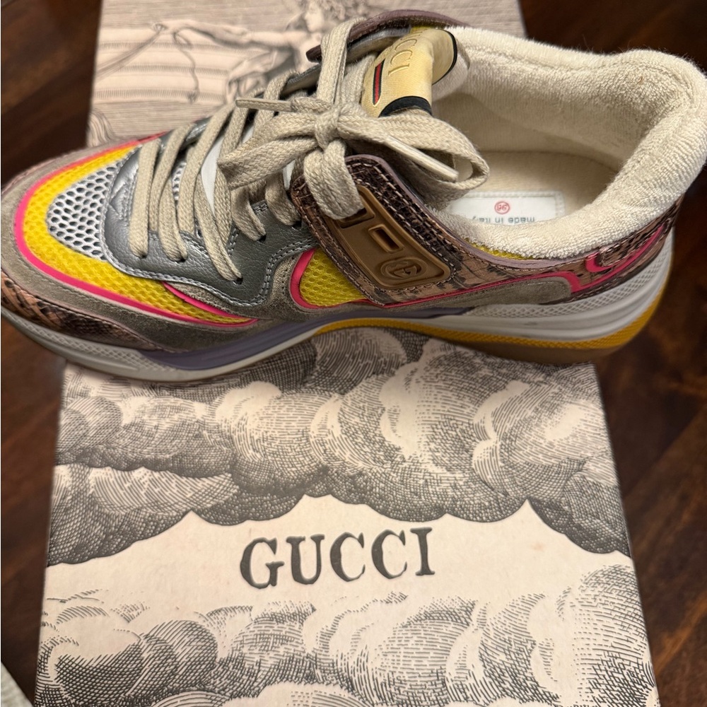 Gucci Women’s Ultrapace ‘Pink Tejus Printed’